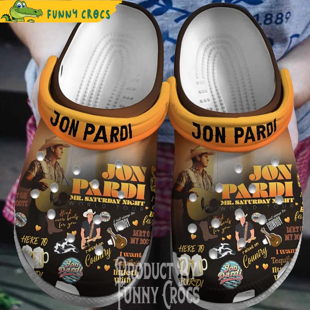 Jon Pardi Tour Music Crocs Clogs