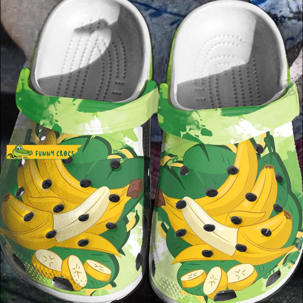 Juicy Banana Crocs Slippers