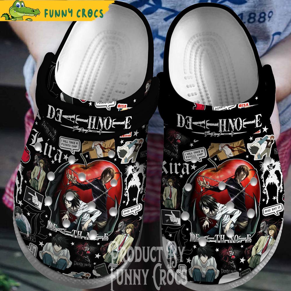 Kira Death Note Crocs Shoes - Discover Comfort And Style Clog Shoes ...