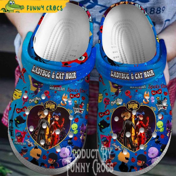 Ladybug And Cat Noir Movie Cartoon Crocs Shoes