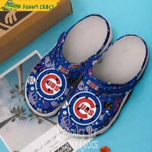 Logo Chicago Cubs Crocs Shoes