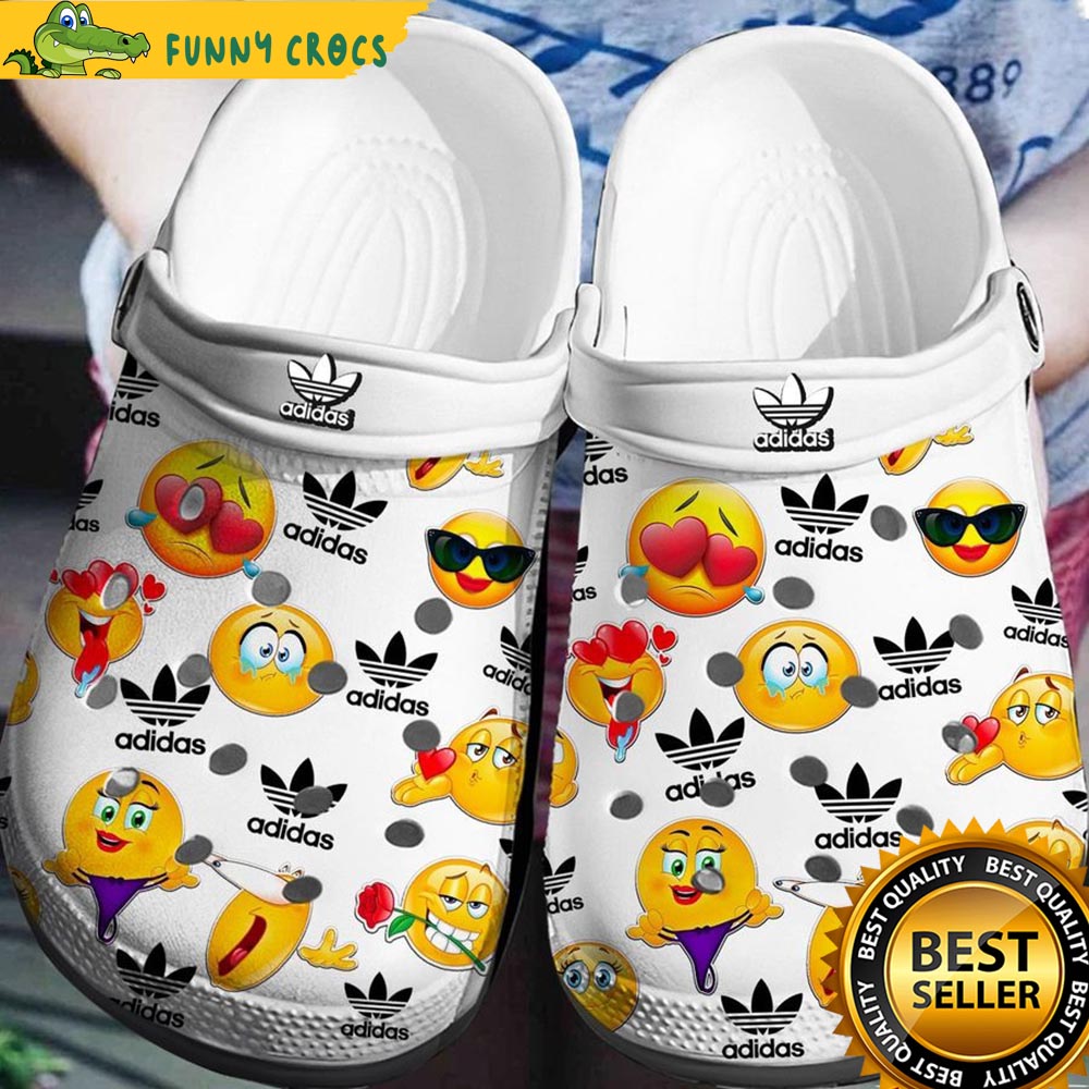 Logo Emoji Adidas Crocs Clogs