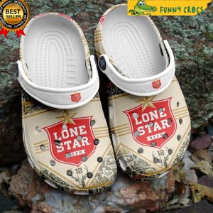 Lone Star Beer Crocs Shoes