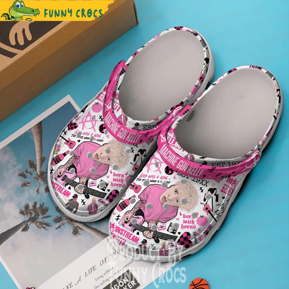Machine Gun Kelly Pink Hair Crocs Shoes - Discover Comfort And Style ...