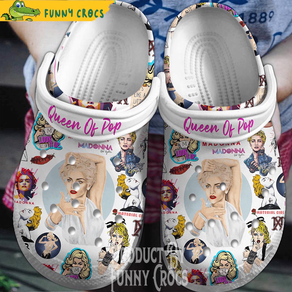 Madonna Queen Of Pop Crocs Slippers - Discover Comfort And Style Clog ...