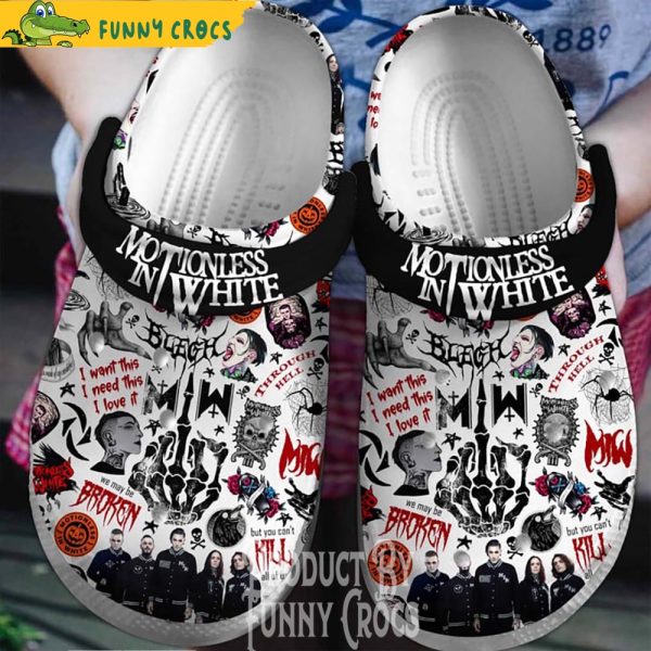 Members Of Motionless In White Crocs Shoes