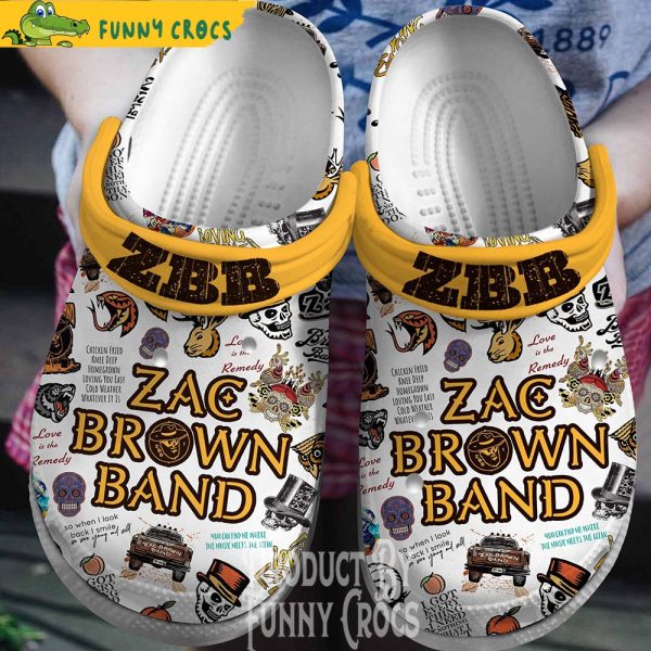 Members Of Zac Brown Band Crocs Shoes