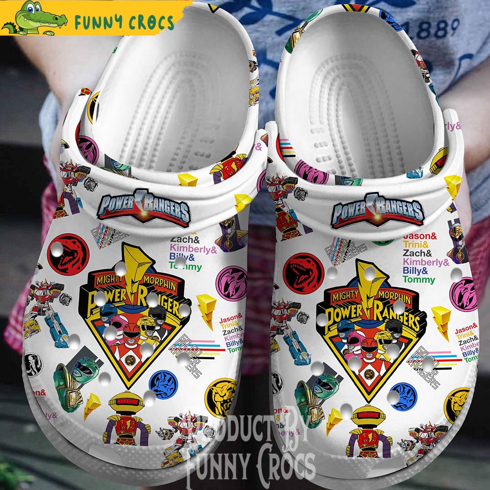 Mighty Morphin Power Rangers Crocs Shoes