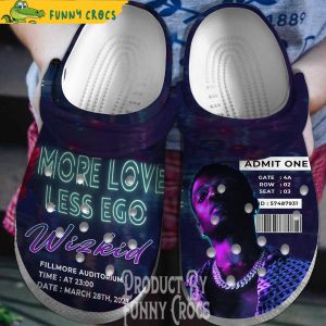 More Love Less Ego Tour Wizkid Crocs
