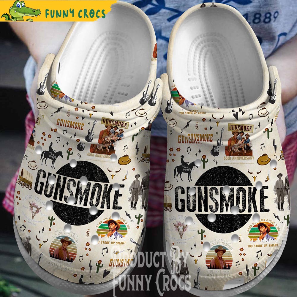 Movie Gunsmoke Crocs Shoes