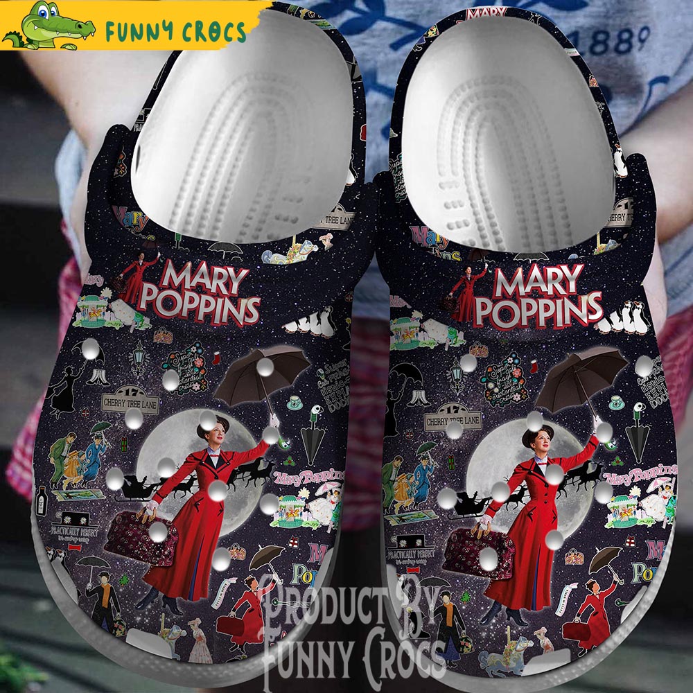 Movie Mary Poppins Crocs Clogs
