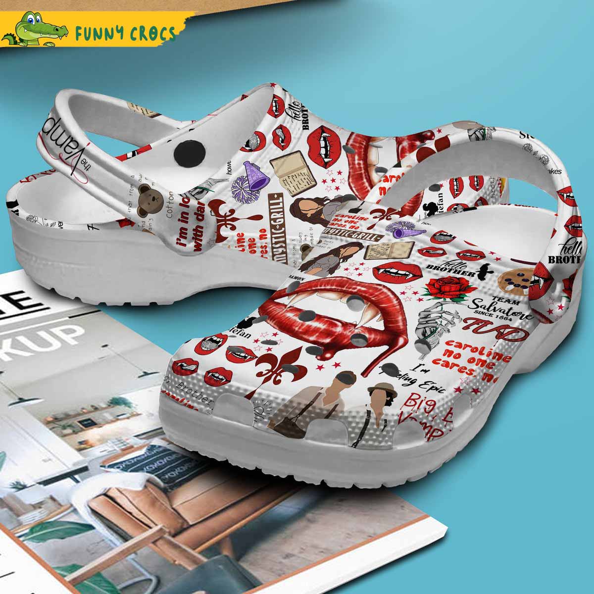 New Vampire Diaries Crocs Shoes - Discover Comfort And Style Clog Shoes ...