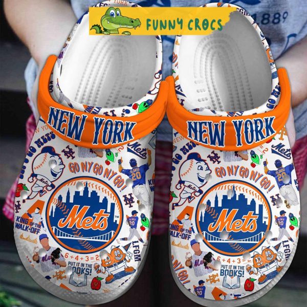 New York Mets Go Ny Crocs Shoes