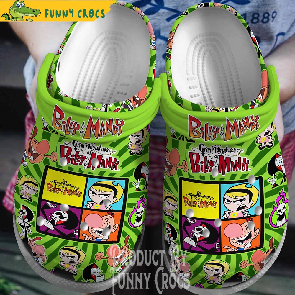 The Grim Adventures Of Billy And Mandy Crocs