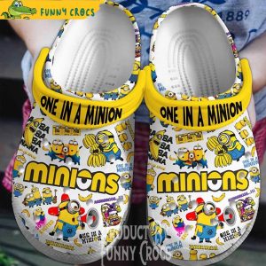 One In A Minion Banana Crocs Shoes 1
