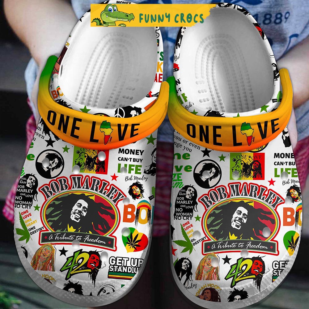 One Love Bob Marley Crocs Shoes - Discover Comfort And Style Clog Shoes ...