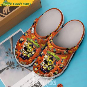 Orange Minion Halloween Crocs Clogs Shoes 1