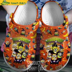 Orange Minion Halloween Crocs Clogs Shoes