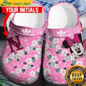 Personalized Minnie Mouse Adidas Crocs Clogs