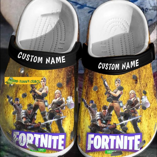 Fortnite Peely Crocs Shoes - Discover Comfort And Style Clog Shoes With ...