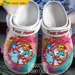 Personalized Dr Seuss Crocs Shoes