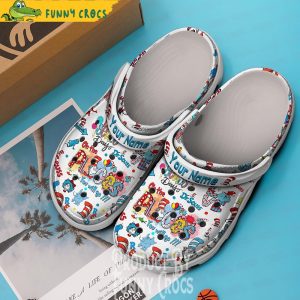Personalized Dr Seuss Day Crocs Shoes