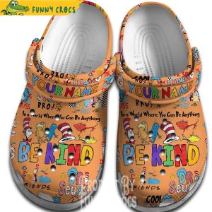 Personalized Dr Seuss Friends Crocs Shoes
