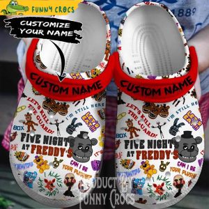 Personalized Five Nights At Freddys Film Crocs Clogs 1