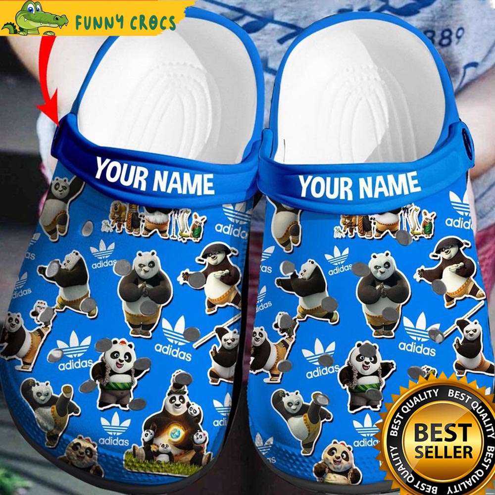 Personalized Kungfu Panda Adidas Crocs Clogs