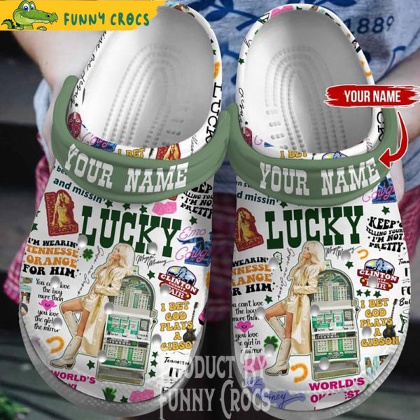 Personalized Megan Moroney Lucky Crocs Shoes