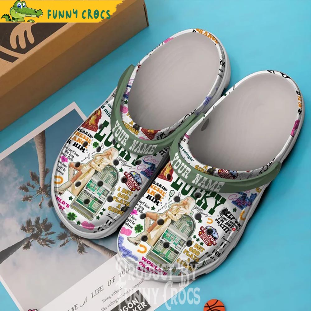 Personalized Megan Moroney Lucky Crocs Shoes