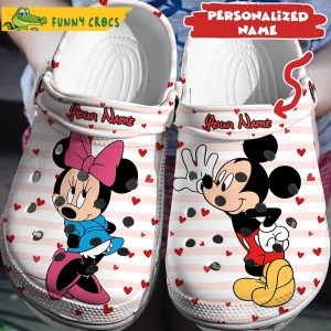 Personalized Mickey Minnie Crocs Clogs Shoes
