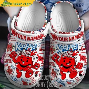 Personalized Red Kool Aid Crocs Shoes
