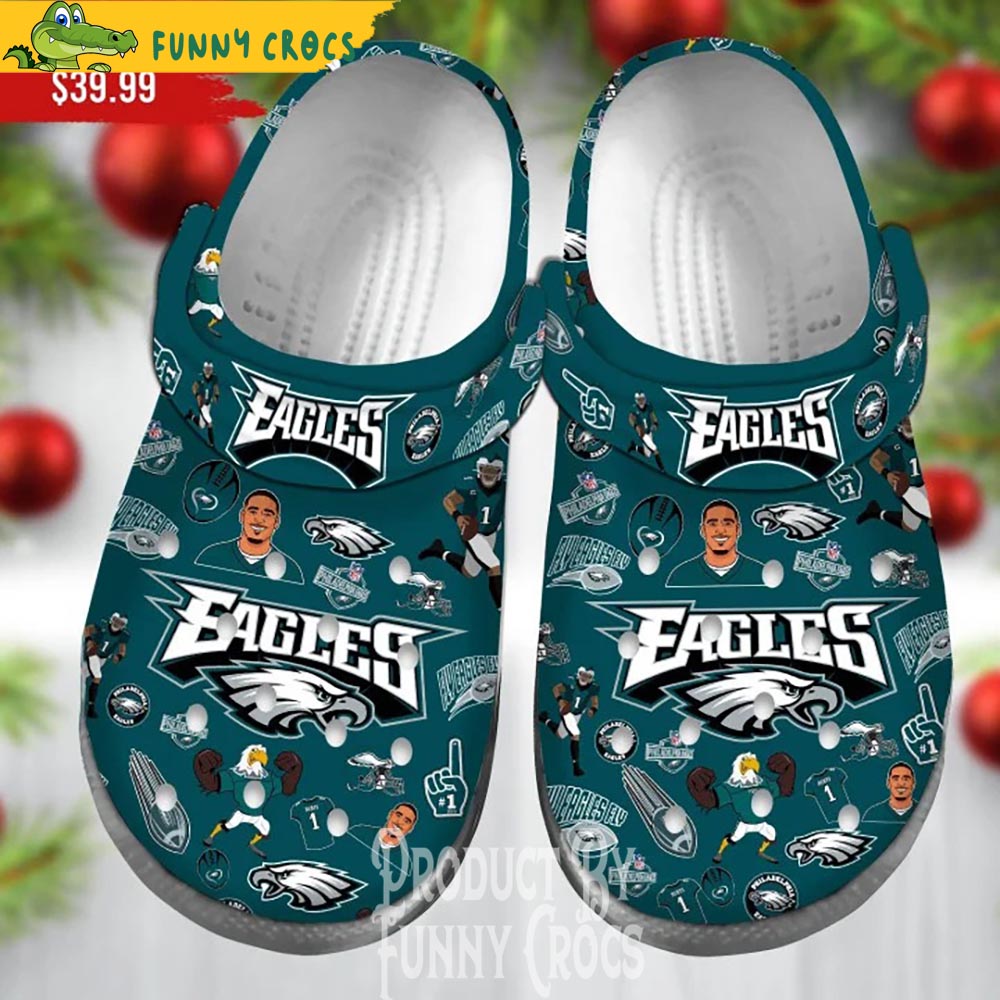 Philadelphia Eagles News 2023 Crocs Shoes