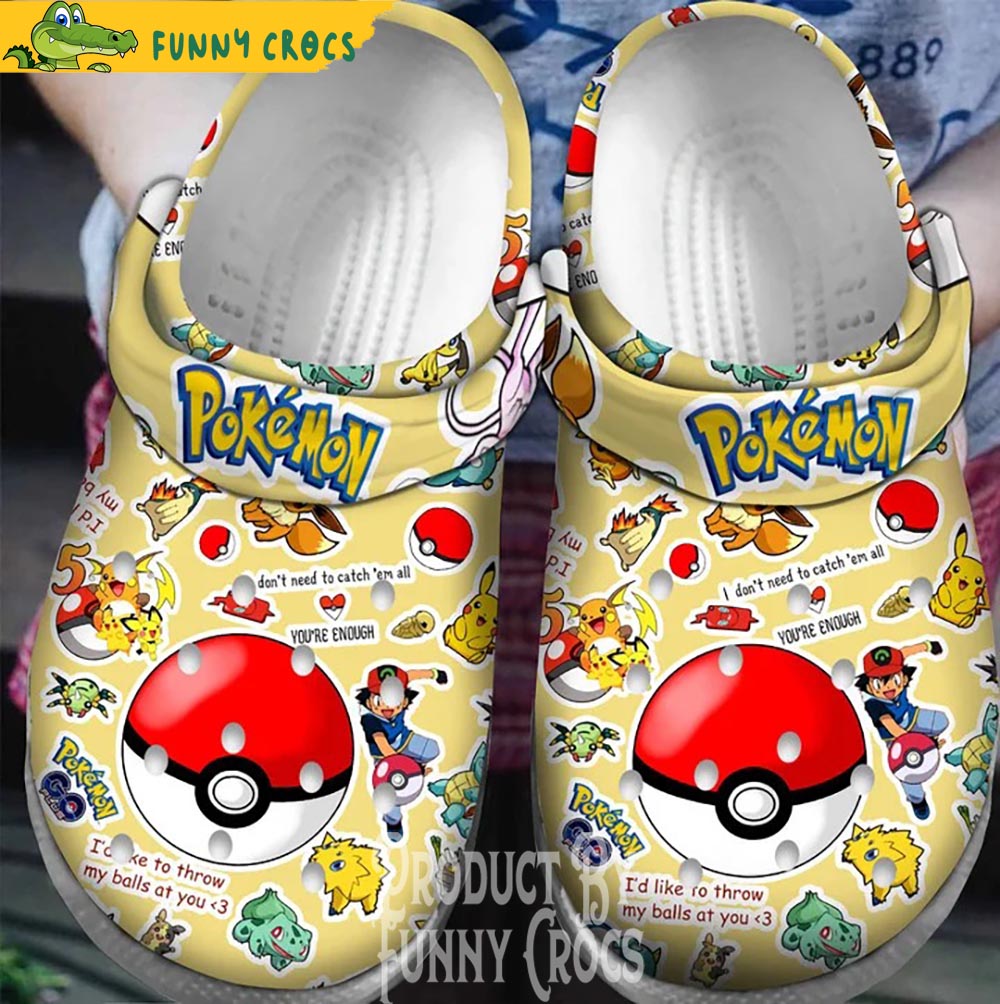 Pokemon Go Master Ball Crocs Shoes