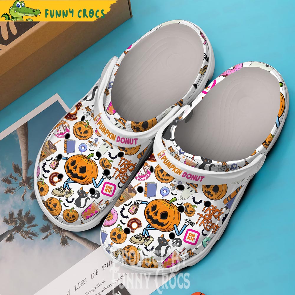 Pumpkin Donuts Halloween Crocs