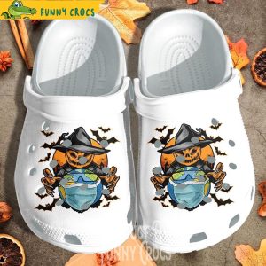 Pumpkin Monsters Protect The Earth Crocs Clogs