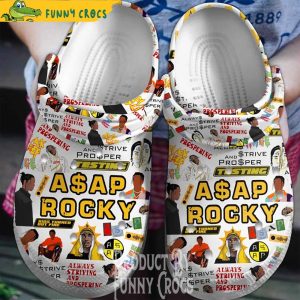 Rapper Asap Rocky Music Crocs Shoes 1
