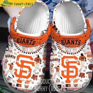 Sans Francisco Giants Baseball Crocs Shoes