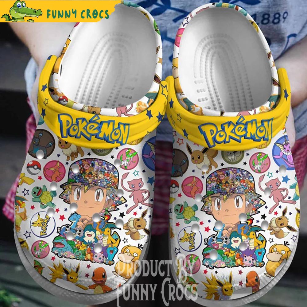 Satoshi Pokemon Limited Edition Crocs Shoes