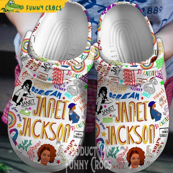 Scream Janet Jackson Crocs Shoes