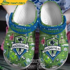 Seattle Sounders FC Green Crocs Shoes 1