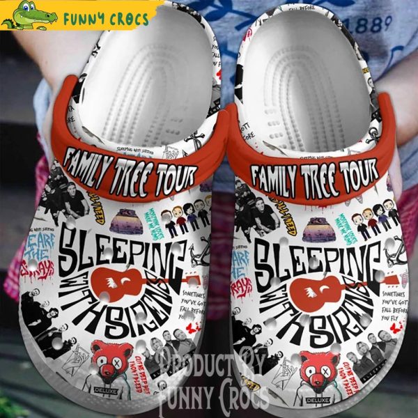 Sleeping With Sirens Family Tree Tour Crocs Shoes