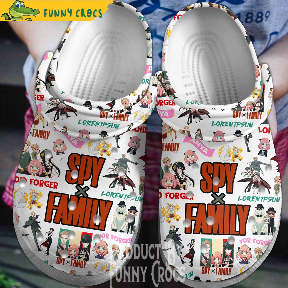 Spy X Family Manga Anime Crocs Shoes