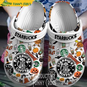 Starbucks Halloween Coffee Crocs Shoes