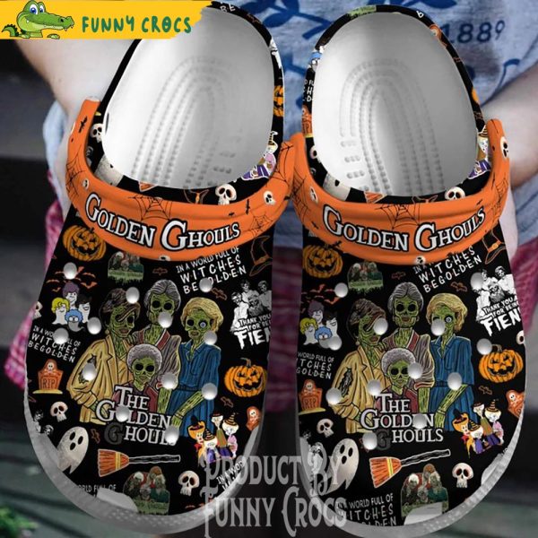 The Golden Ghouls Halloween Crocs