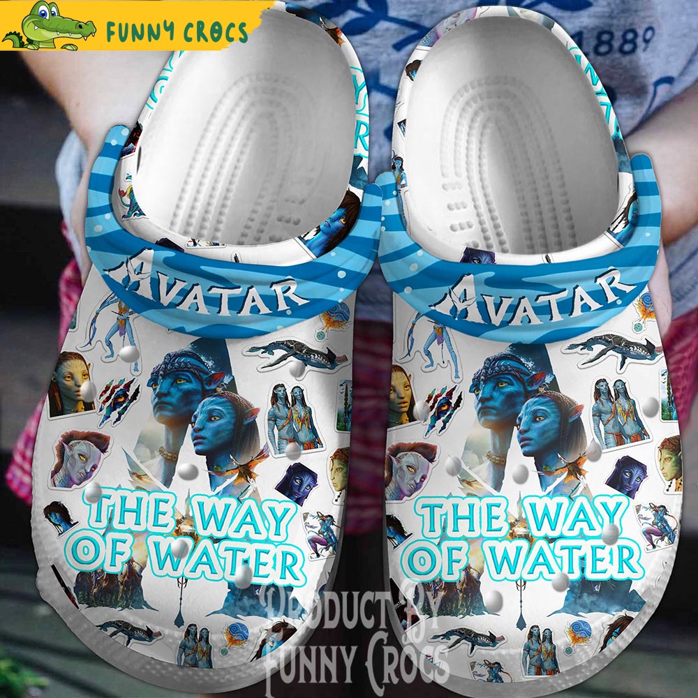 The Wave Of Water Avatar Crocs Shoes