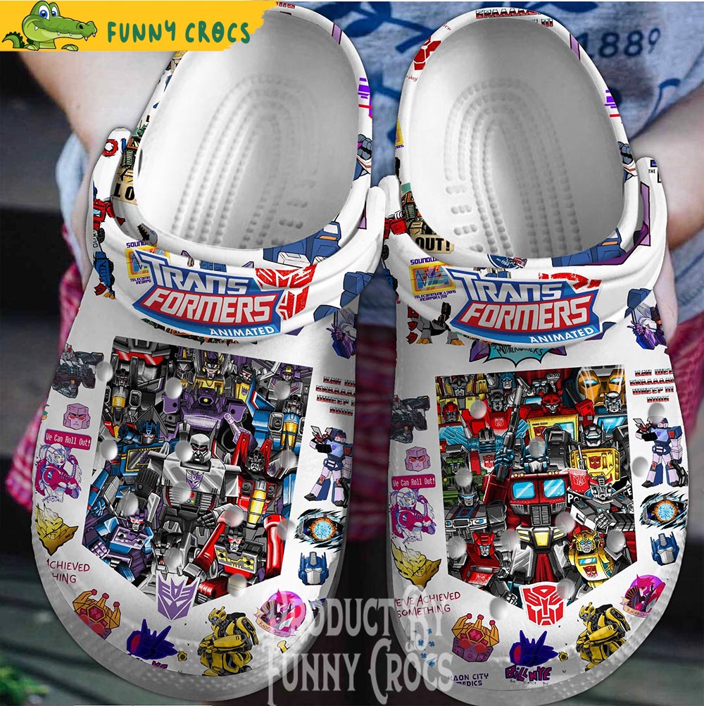 Transformers Animated Crocs Shoes