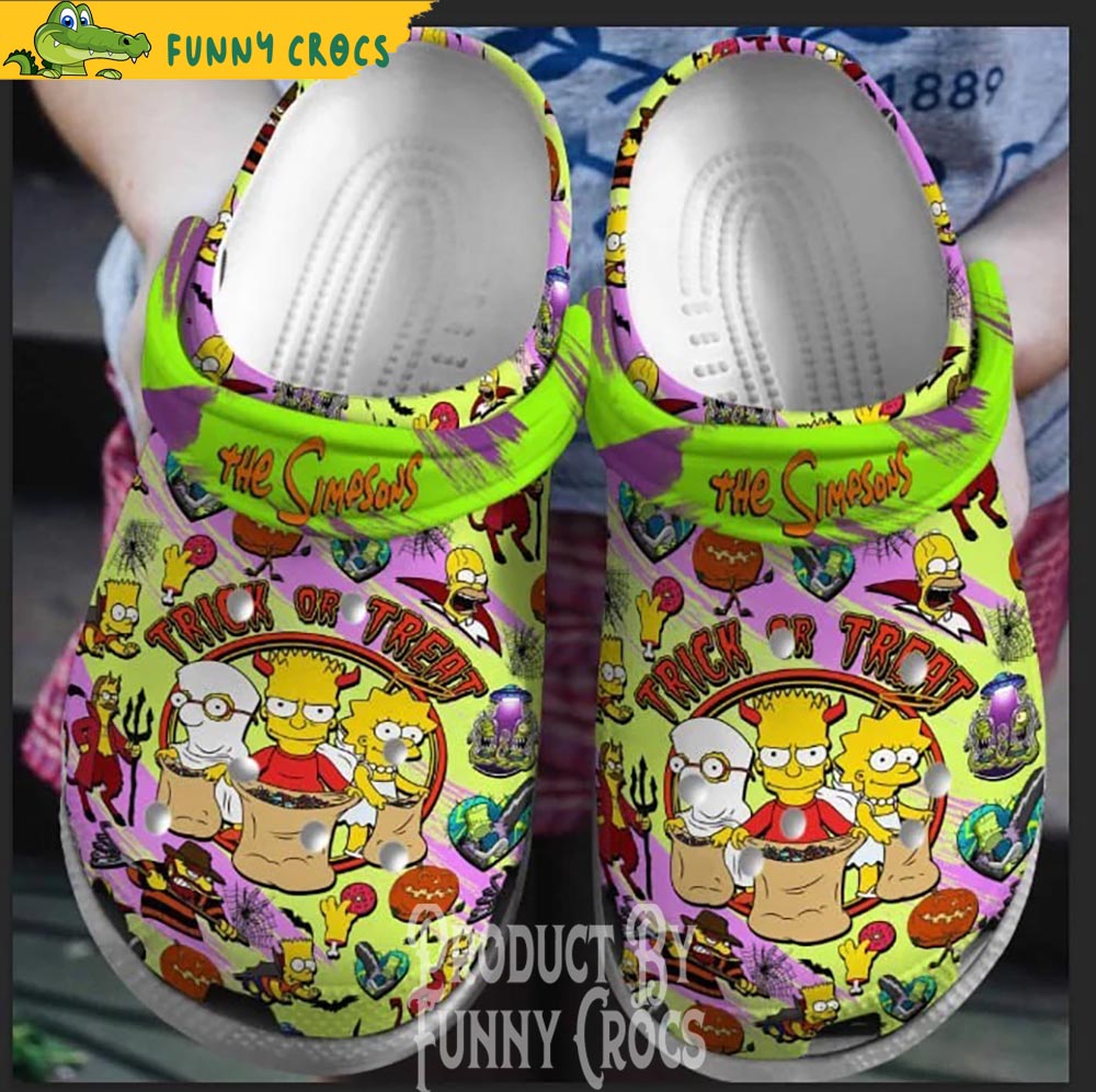 Trick Or Treat The Simpson Crocs - Discover Comfort And Style Clog ...