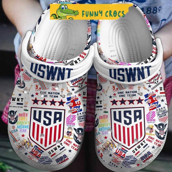 Usa Womens World Cup One Nation Team Crocs Shoes